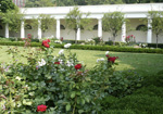 Helen Eddy photo card - Rose Garden with 8 Columns - Washington DC - Item 103d-76