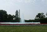 Helen Eddy photo card - Washington Monument and Fountain - Washington DC - Item 103d-88