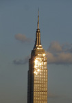 Helen Eddy photo card - Empire State Building, Blue Sky - Item 198d-89