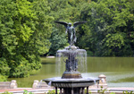 Helen Eddy photo card - Bethesda Fountain (h), Central Park, NY - Item 201d-39