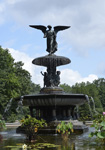 Helen Eddy photo card - Bethesda Fountain (v), Central Park, NY - Item 201d-48