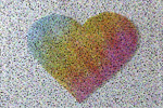 Dotted Heart Rainbow