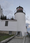 Helen Eddy photo card - Bass Harbor Lighthouse with bell, ME - Item 294d-87