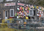 Lobster Shed with Buoys - Maine