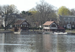 Helen Eddy photo card - Jamaica Pond Boathouse, Jamaica Plain, MA - Item 352d-18