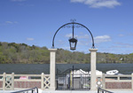 Helen Eddy photo card - Gate to Jamaica Pond, MA - Item 355d-59