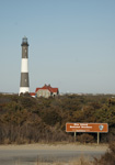 Helen Eddy photo card - Fire Island Lighthouse - Item 45d-67