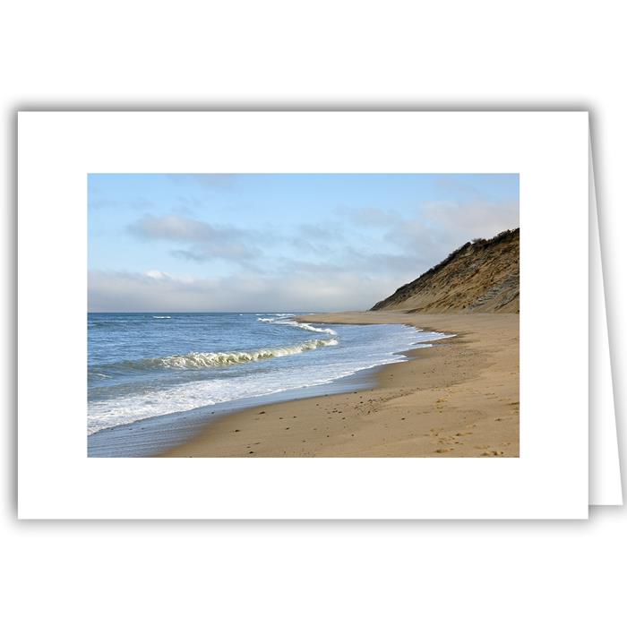 Beach with Hill on Right - Cape Cod