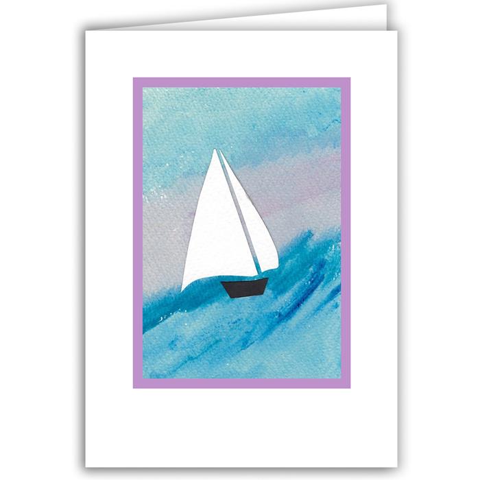 Paper Sailboat, Stormy Seas