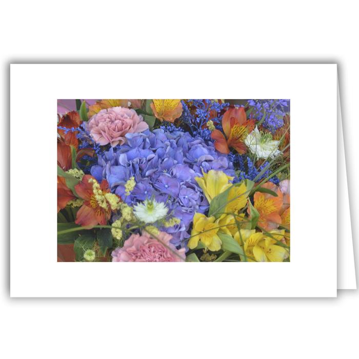 Blue Hydrangea in Bouquet