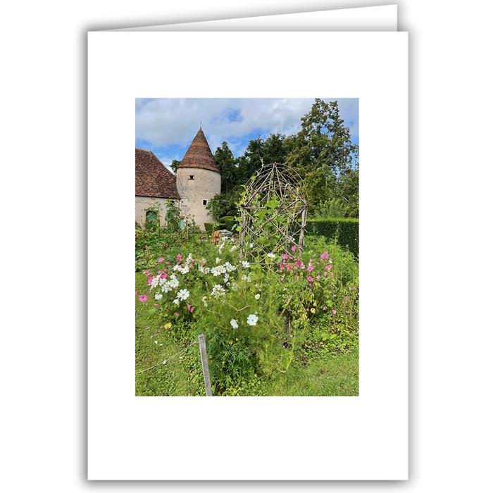 Chateau de Sercy - Hollyhocks