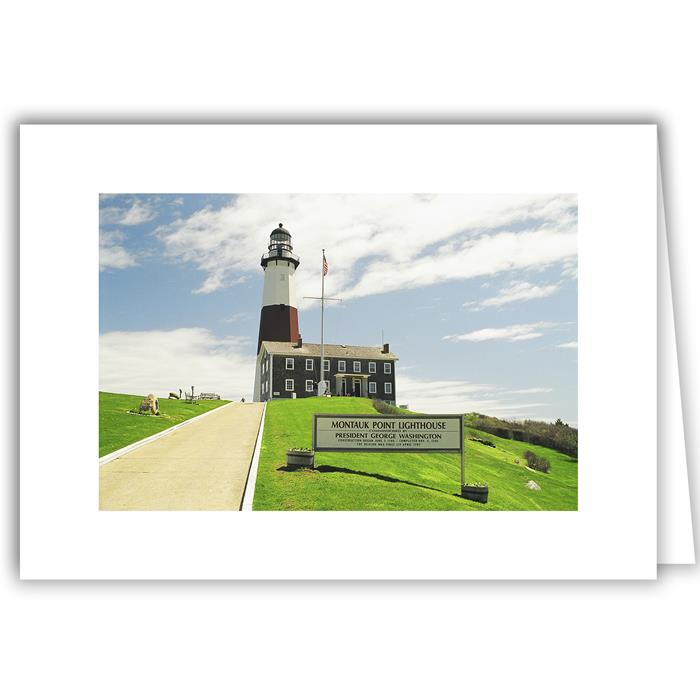 Helen Eddy photo card - Montauk Point Lighhouse - Item 1231-20A