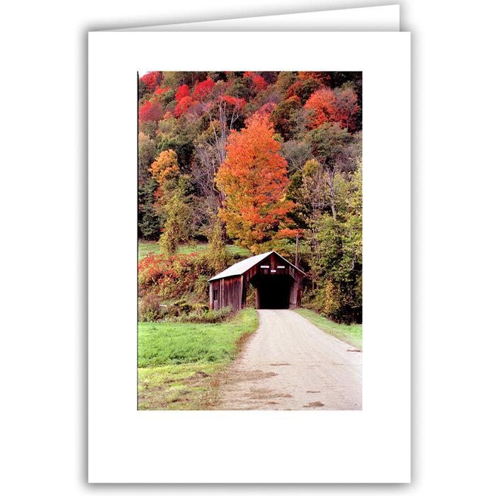 Covered Bridge in Autumn