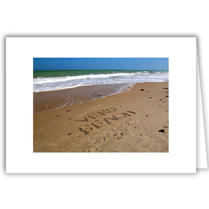 Helen Eddy photo card - Vero Beach in Sand with Sky, FL - Item 160d-38