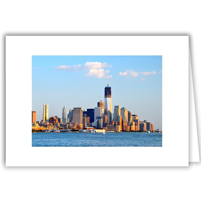 Helen Eddy photo card - Manhattan over Hudson, NY - Item 198d-96