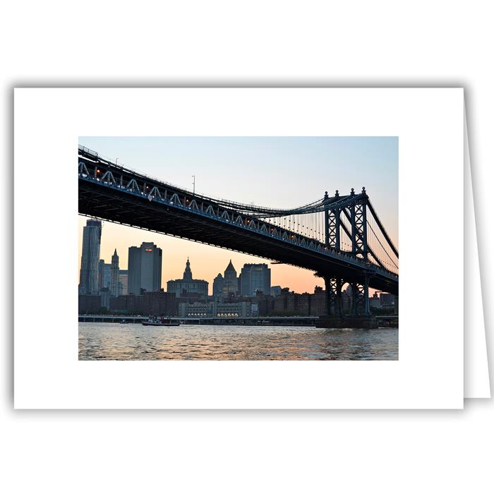 Helen Eddy photo card - Manhattan Bridge, NY - Item 199d-96