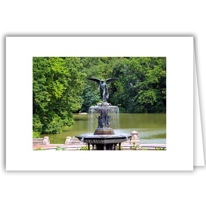 Helen Eddy photo card - Bethesda Fountain (h), Central Park, NY - Item 201d-39