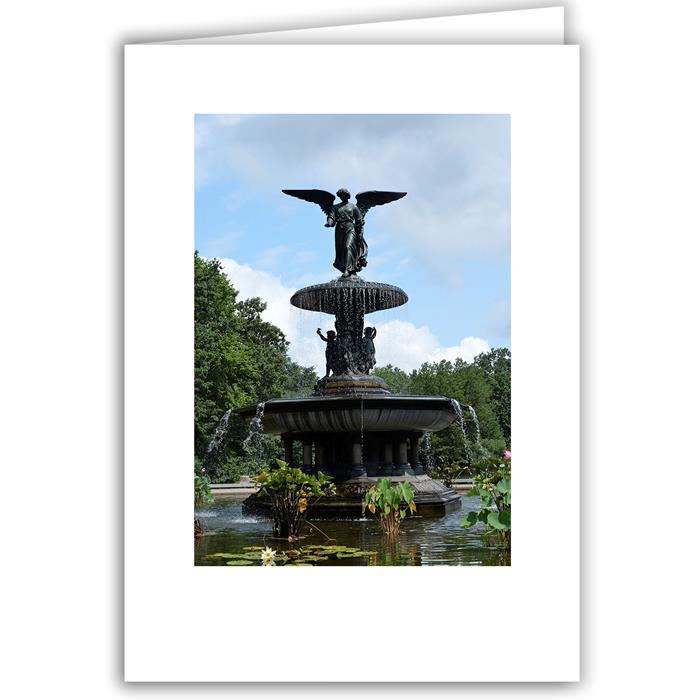 Helen Eddy photo card - Bethesda Fountain (v), Central Park, NY - Item 201d-48