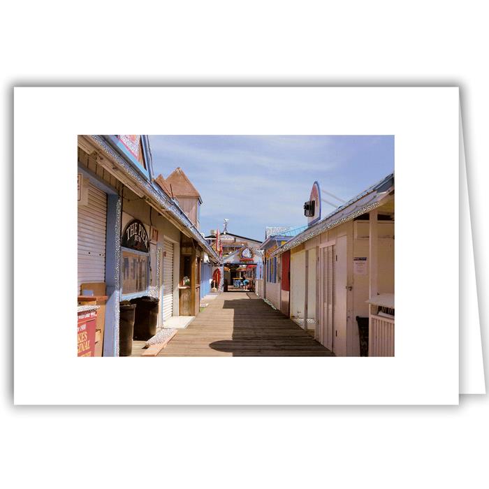 Helen Eddy photo card - Pier Walkway, Old Orchard Beach, ME - Item 209d-97