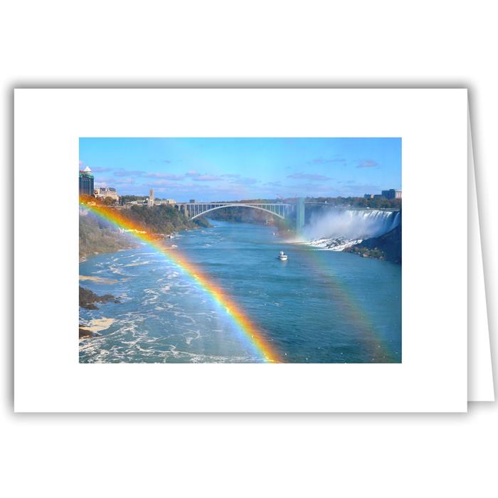 Helen Eddy photo card - Rainbow Bridge, Niagara Falls, NY - Item 229d-15