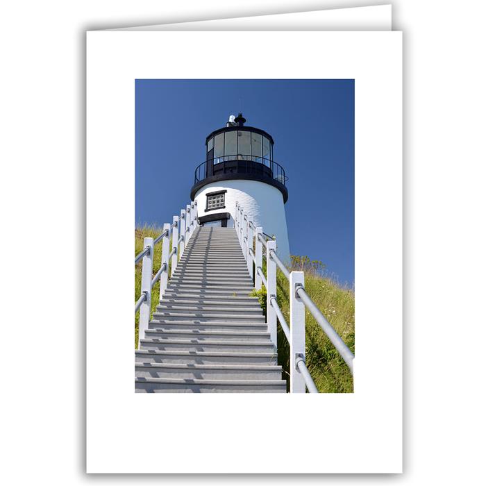 Helen Eddy photo card - Lighthouse, Owl's Head, ME - Item 294d-28