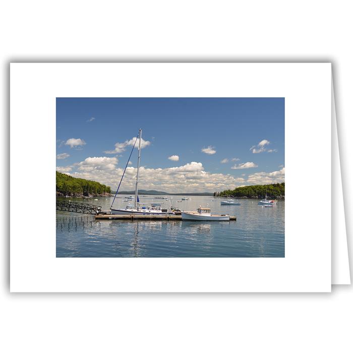 Helen Eddy photo card - Dock, Bar Harbor, ME - Item 294d-38