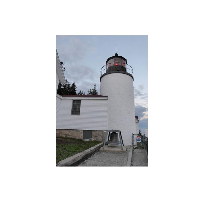 Helen Eddy photo card - Bass Harbor Lighthouse with bell, ME - Item 294d-87