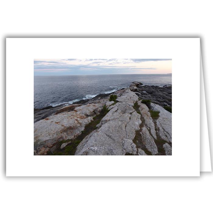 Helen Eddy photo card - Rocky Coast, ME - Item 295d-53