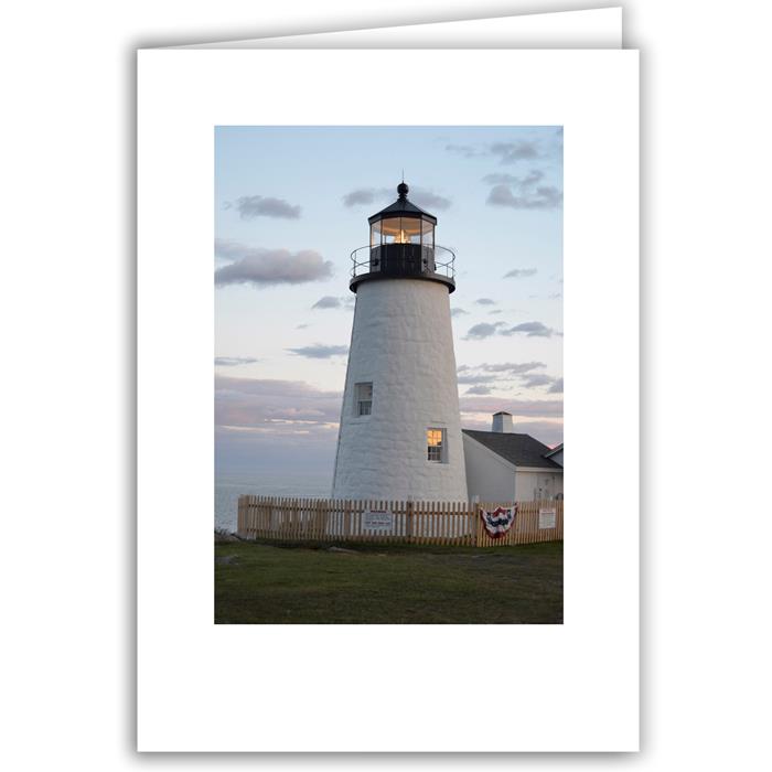 Helen Eddy photo card - Pemaquid Point Lighthouse, ME - Item 297d-75