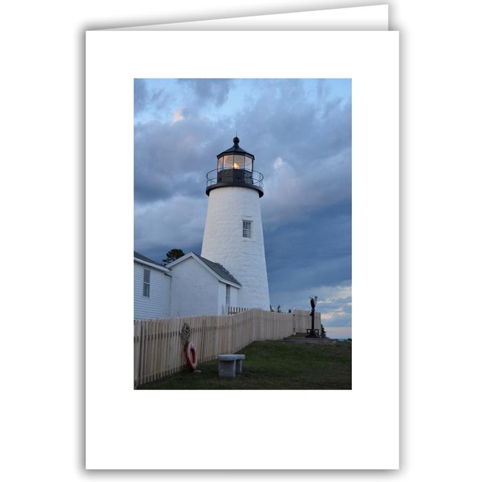 Helen Eddy photo card - Pemaquid Point Lighthouse, ME - Item 297d-77