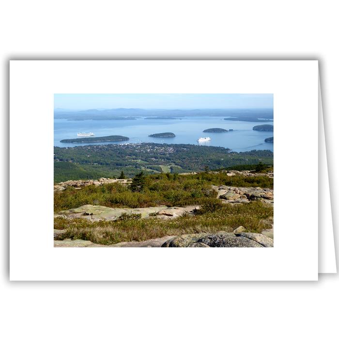 Helen Eddy photo card - Bar Harbor Frenchman Bay, Acadia National Park - Item 310d-60