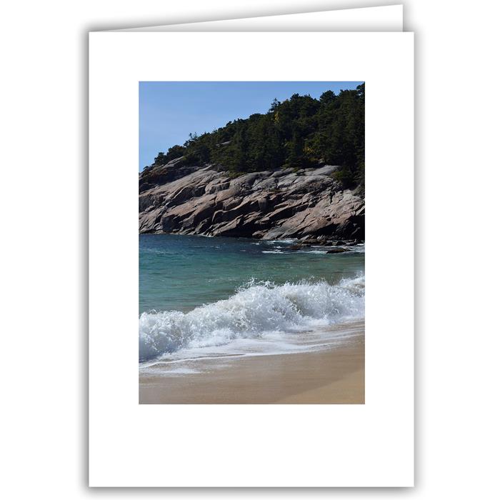 Helen Eddy photo card - Sand Beach, Acadia National Park - Item 311d-04