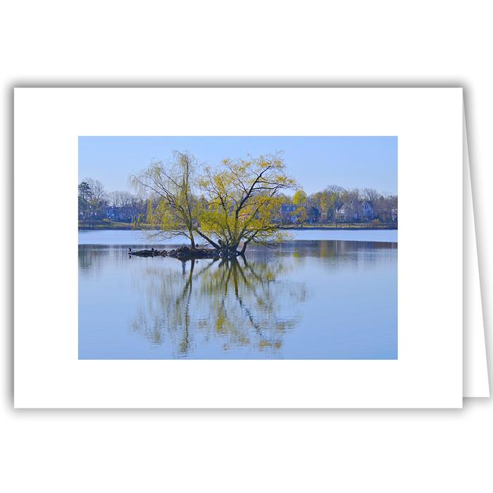 Helen Eddy photo card - Jamaica Pond(h), Jamaica Plain, MA - Item 352d-13