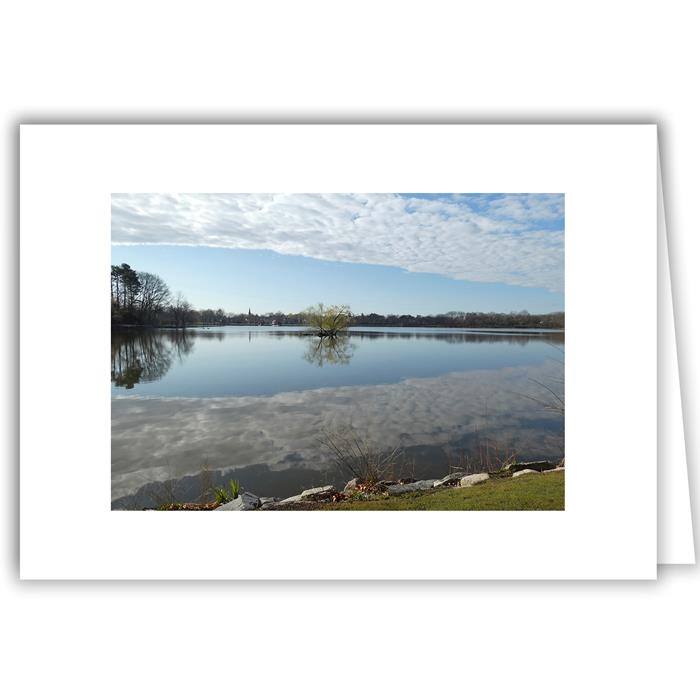 Helen Eddy photo card - Jamaica Pond(h), Jamaica Plain, MA - Item 352d-17