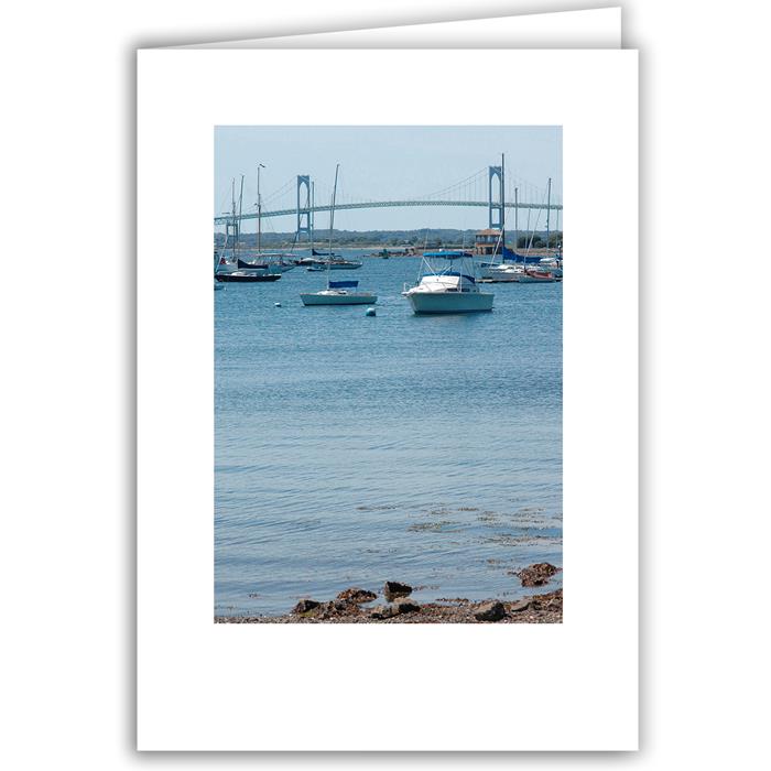 Helen Eddy photo card - Boat Coming Ashore, Newport RI - Item 36d-05