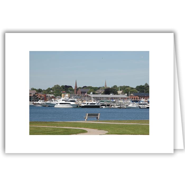 Helen Eddy photo card - Yachts, Newport RI - Item 36d-06