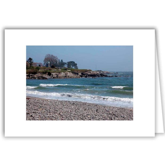 Helen Eddy photo card - Rocky Shore - Kennebunkport, ME - Item 47d-K50