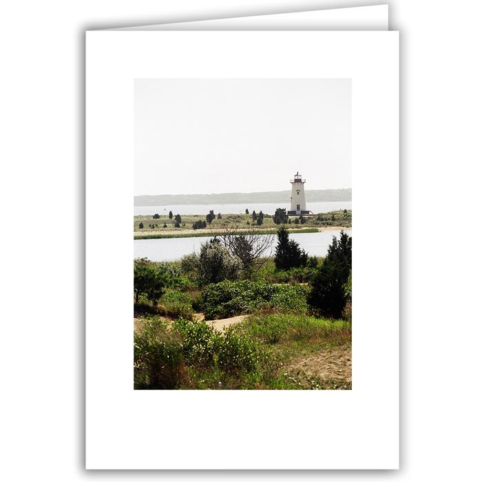 Helen Eddy photo card - Edgartown Lighthouse, Martha's Vineyard, MA - Item 1042-10A