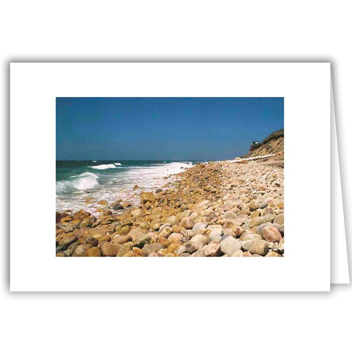 Helen Eddy photo card - Rocky Shore, Block Island, RI - Item 1095-9