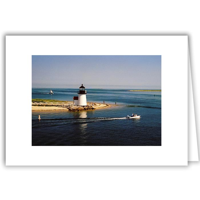 Helen Eddy photo card - Brant Point Light, Nantucket, MA - Item 1195-10A