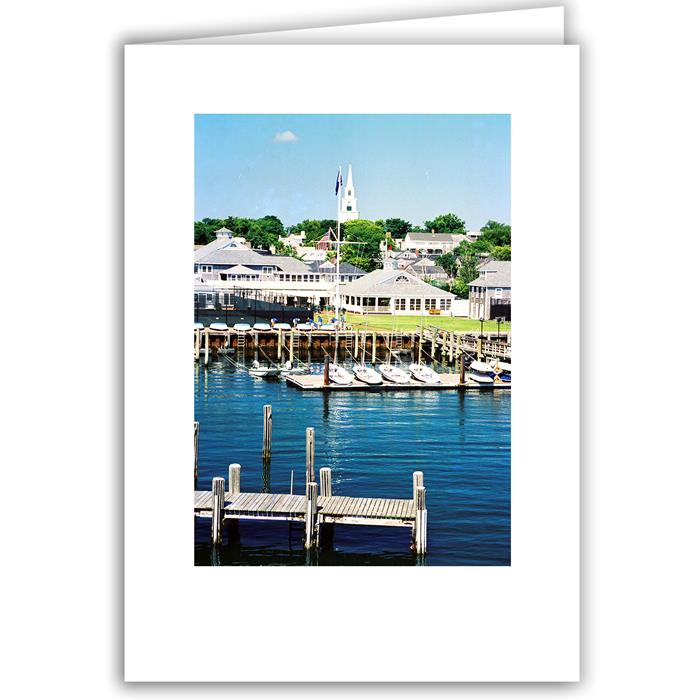 Helen Eddy photo card - Yacht Club Pier, Nantucket, MA - Item 1195–19A