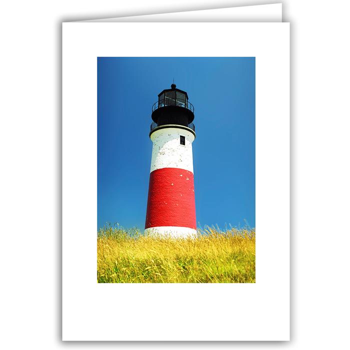 Helen Eddy photo card - Sankaty Head Lighthouse, Nantucket, MA - Item 1196-0A