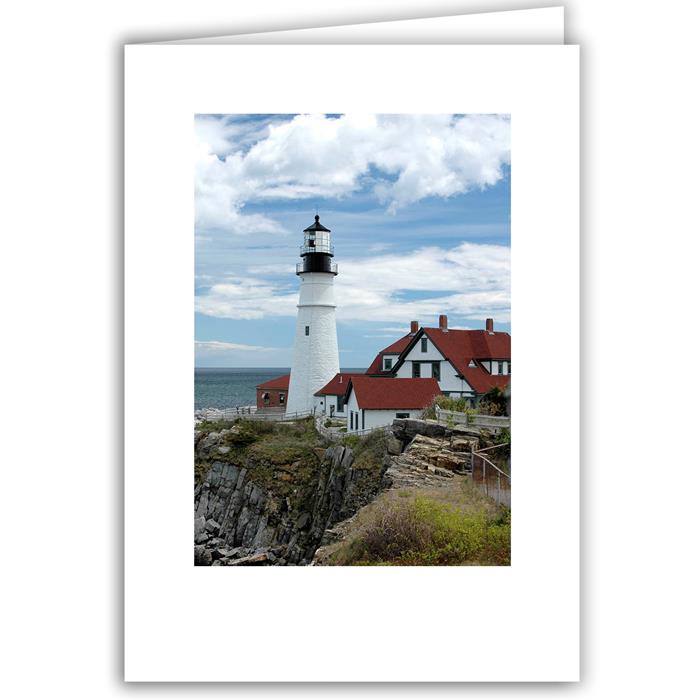 Helen Eddy photo card - Portland Head Light, Cape Elizabeth, ME - Item 99d-39