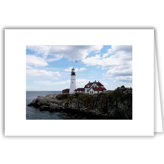 Helen Eddy photo card - Portland Head Light, Cape Elizabeth, ME - Item 99d-92