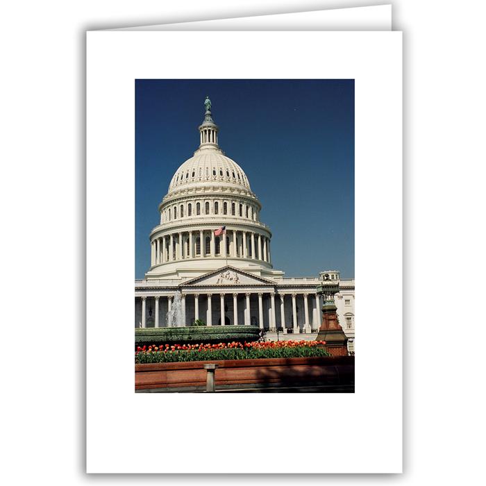 Helen Eddy photo card - Capitol Building with Blue Sky - Washington DC - Item 50d-387-10