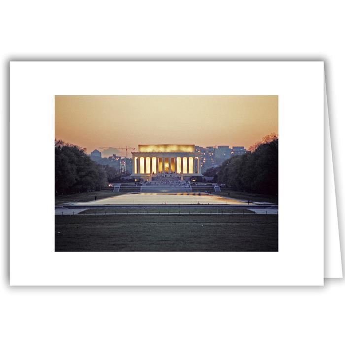 Helen Eddy photo card - Lincoln Memorial - Washington DC - Item 50d-392-26A