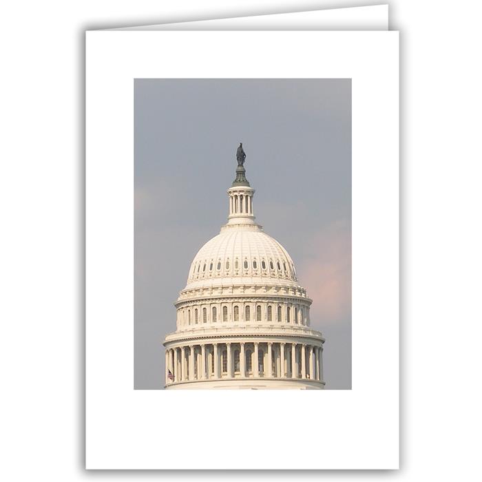 Helen Eddy photo card - Capitol Building with Clouds - Washington DC - Item 103d-32